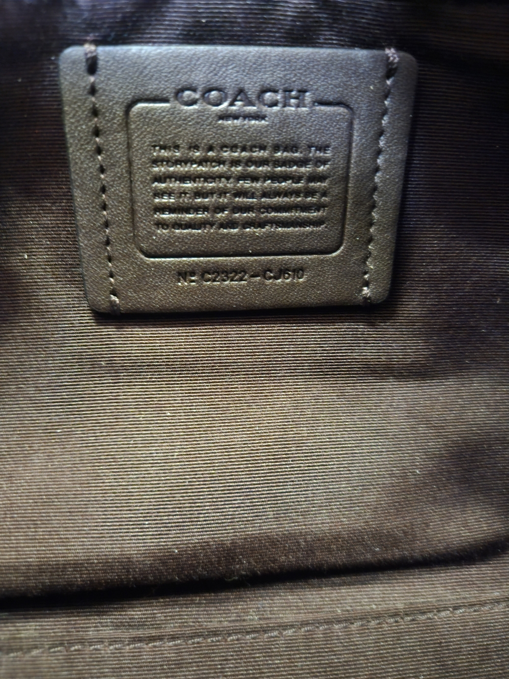 Coach Medium Rowan Satchel in Quilted Black - Picture 9 of 9